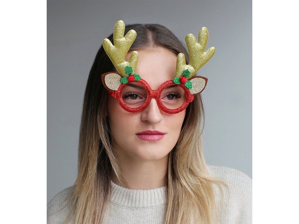 Vánoční párty / karnevalové brýle sob