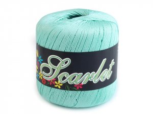 Bavlněná pletací příze Scarlet 100 g