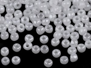 Rokajl 6/0 - 4 mm perleťový, neprůhledný