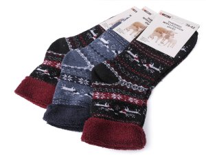 Dámské ponožky se zdravotním lemem thermo