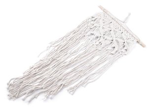 Drhaná dekorace macrame k zavěšení