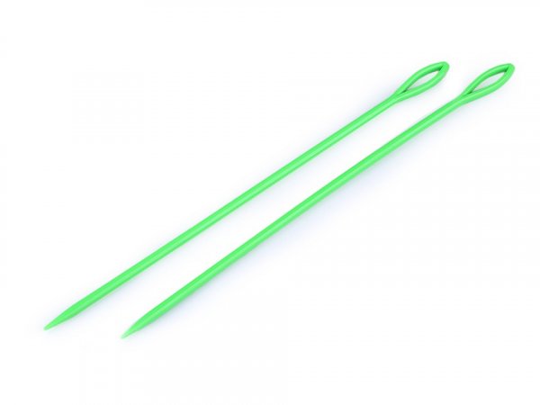 Plastové jehly délka 15 cm tupé