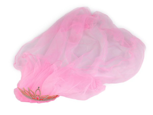 Čelenka / korunka do vlasů se závojem