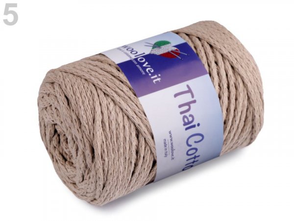 Bavlněná pletací příze Thai Cotton 250 g