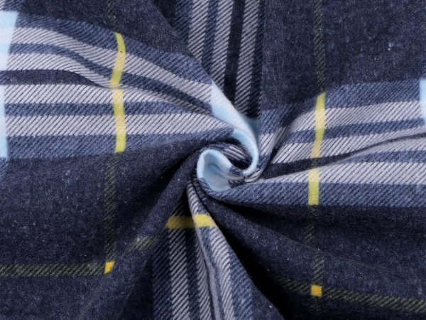 Bavlněný flanel káro