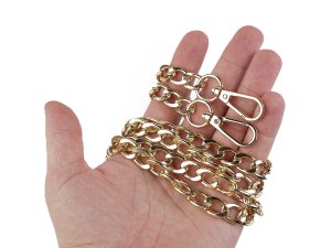 Řetízek na kabelky a mobilní telefony s karabinou délka 114 cm