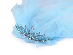 Čelenka / korunka do vlasů se závojem