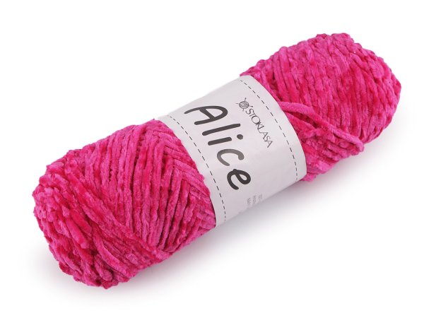Pletací žinylková příze Alice 100 g