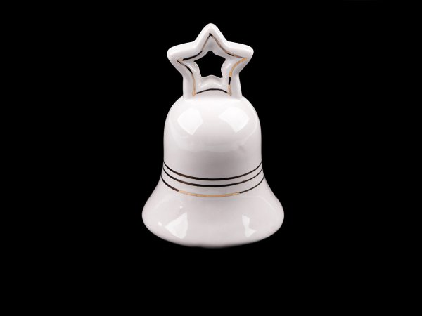 Vánoční porcelánový zvoneček Ø57 mm