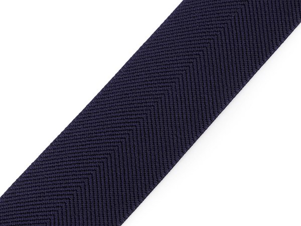 Pruženka s keprovým vzorem na opasky a šle šíře 40 mm