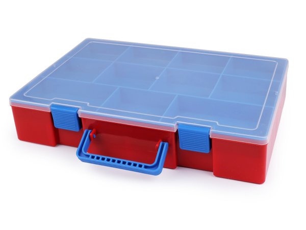 Plastový box / zásobník 2 patra 26x37,5x7,2 cm