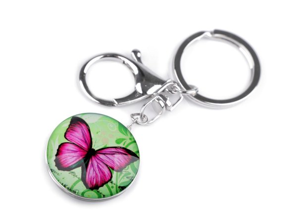 Přívěsek na klíče / kabelku motýl, znamení zvěrokruhu