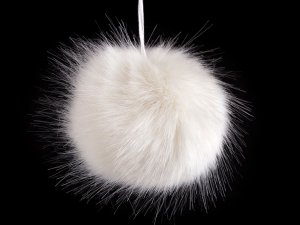 Kožešinová bambule na čepici Ø7-9 cm
