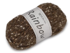 Pletací příze mohérová Rainbow 100 g