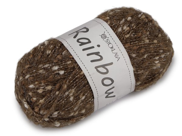 Pletací příze mohérová Rainbow 100 g