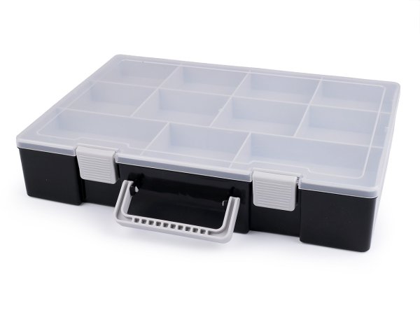 Plastový box / zásobník 2 patra 26x37,5x7,2 cm