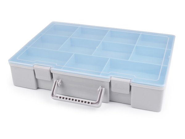Plastový box / zásobník 2 patra 26x37,5x7,2 cm