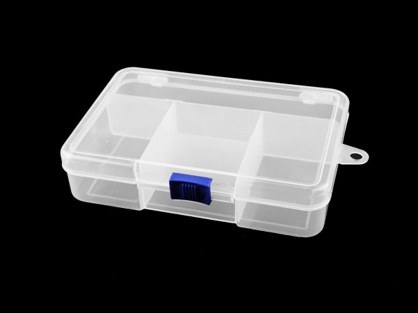 Plastový box / zásobník 3,3x9,5x14,5 cm