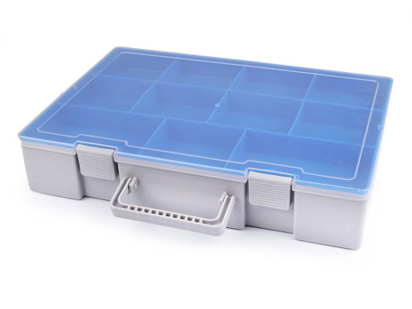 Plastový box / zásobník 2 patra 26x37,5x7,2 cm