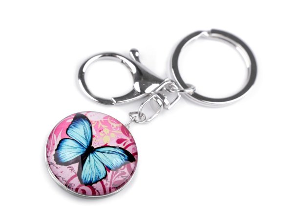 Přívěsek na klíče / kabelku motýl, znamení zvěrokruhu