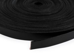 Kožený popruh / ucho na tašky šíře 15 mm metráž