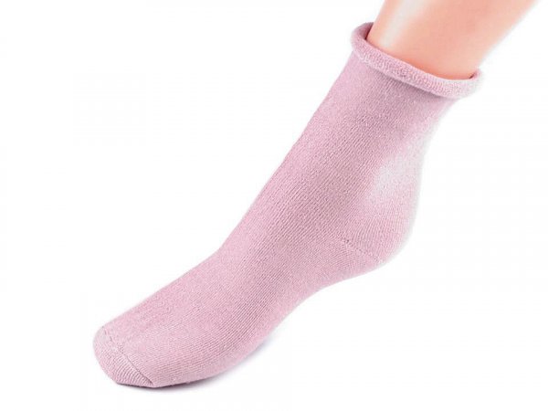 Dámské bavlněné ponožky thermo se zdravotním lemem