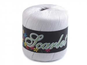 Bavlněná pletací příze Scarlet 100 g