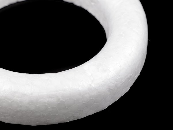 Věnec Ø14,5 cm polystyren seříznutý 2. jakost