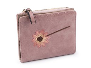 Dámská / dívčí peněženka s výšivkou 10x12 cm