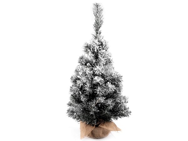 Umělý vánoční stromeček zasněžený