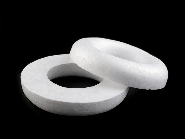 Věnec Ø14,5 cm polystyren seříznutý 2. jakost