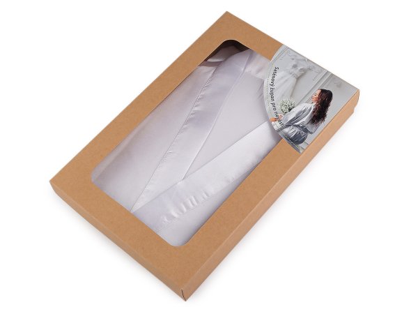 Saténový župan pro nevěsty