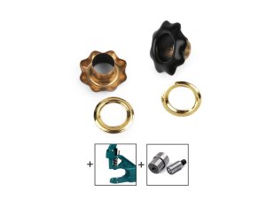 Průchodky s podložkou vnitřní Ø5 mm / vnější Ø11 mm květ