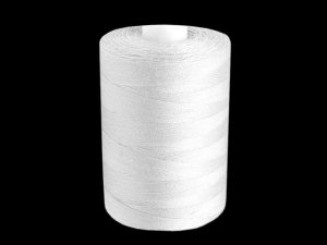 Polyesterové nitě návin 360 m PES 40/2 - Bílá