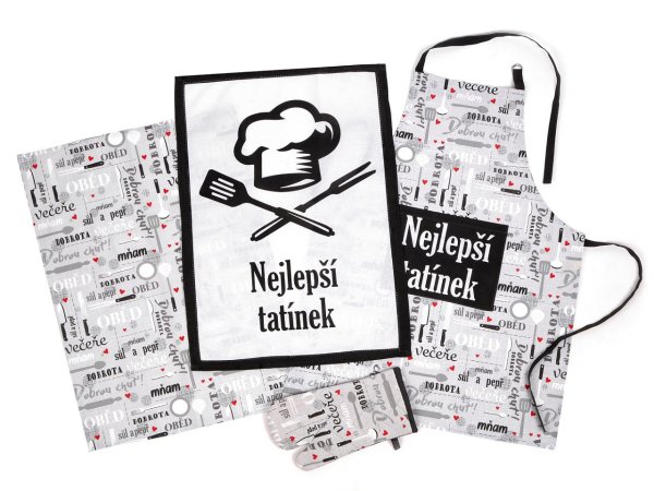 Kuchyňská sada - nejlepší maminka, babička, tatínek