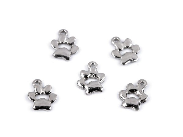 Přívěsek mini tlapka 8x10 mm