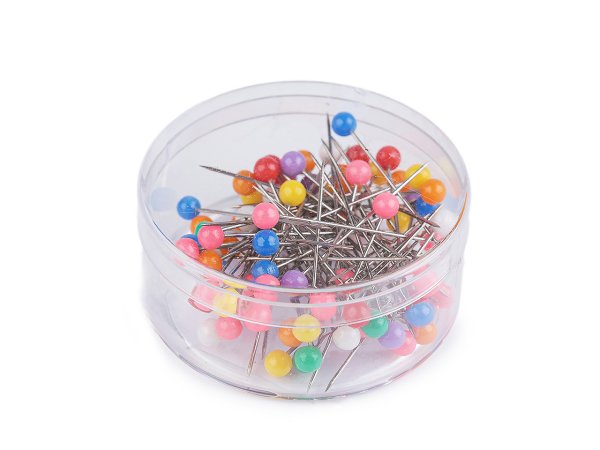 Špendlíky s plastovou hlavičkou délka 32 mm