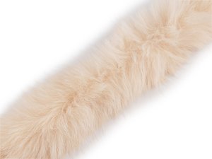 Všívací oděvní / dekorační kožešina kulatá šíře 7 cm