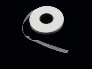 Zažehlovací páska šíře 10 mm zpevněná - Bílá