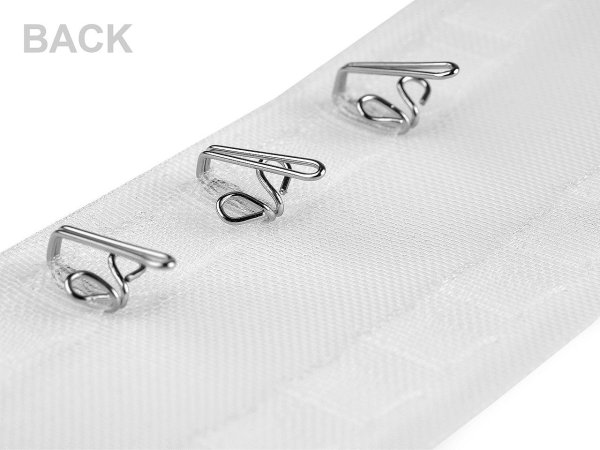 Záclonovka šíře 80 mm s poutky na kovové háčky