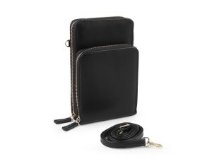 Peněženka s kapsou na mobil přes rameno crossbody 11x18 cm