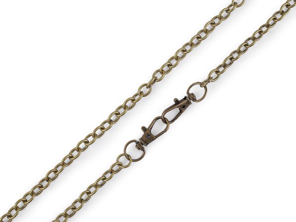 Řetízek na kabelky s karabinou délka 120 cm