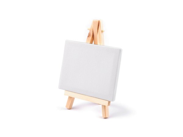 Mini malířský stojan s plátnem