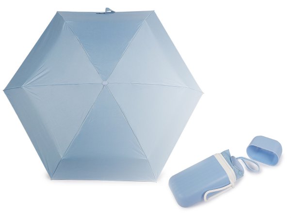 Skládací mini deštník s pevným pouzdrem