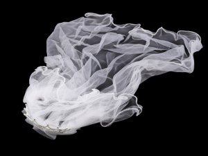 Čelenka / korunka do vlasů se závojem