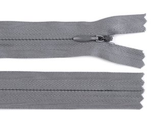 Spirálový zip skrytý šíře 3 mm délka 50 cm