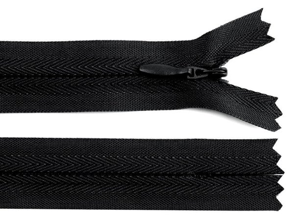 Zip skrytý nedělitelný 3 mm délka 50 cm