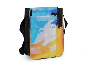 Malá crossbody kabelka / taška holografická 15x20,5 cm