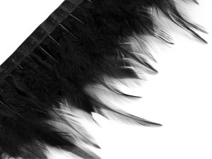 Prýmek - kohoutí peří 7-12 cm