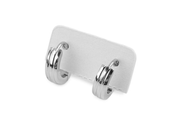 Náušnice z nerezové oceli kroužky